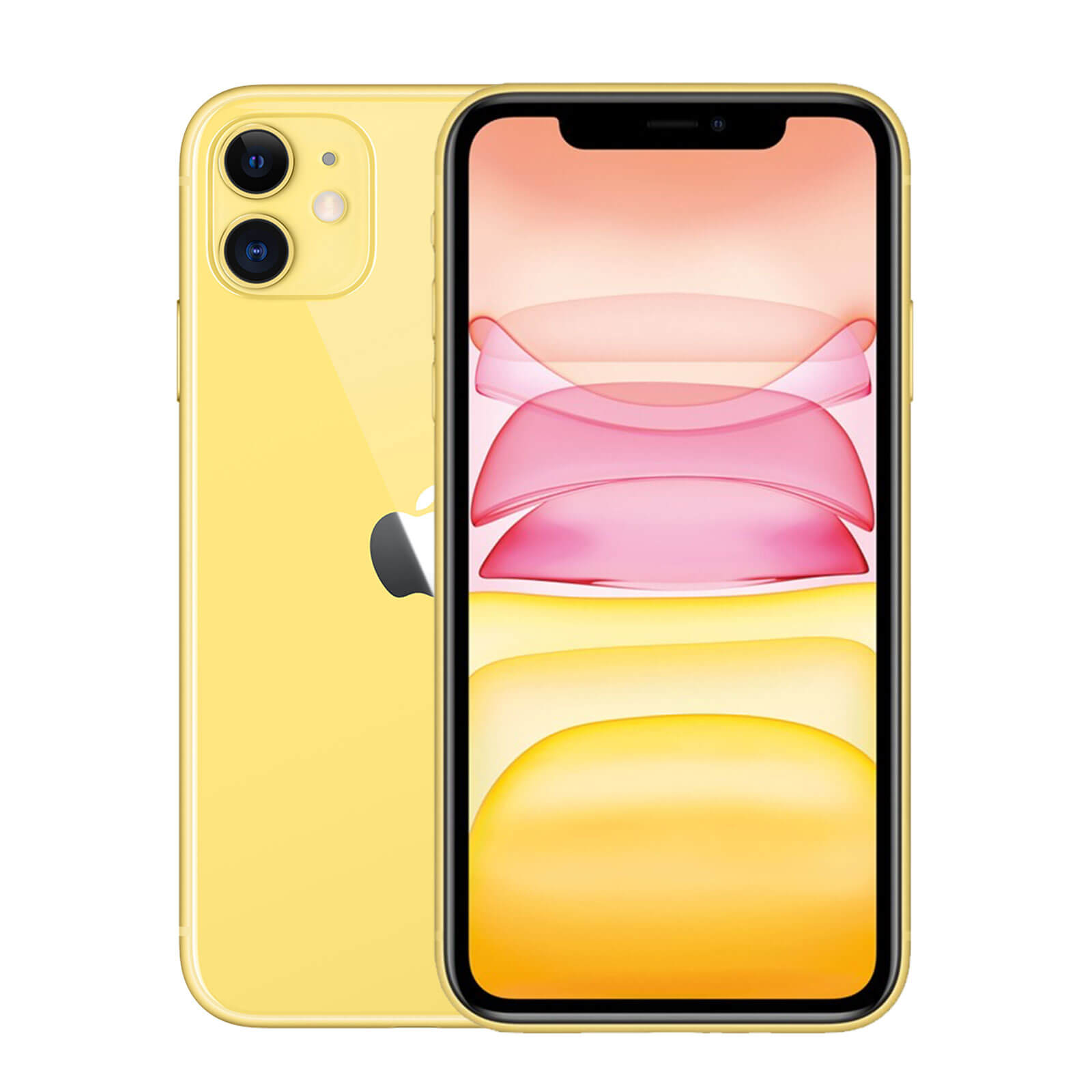 Apple iPhone 11 128GB Amarillo Bueno Desbloqueado-Batería Mejorada