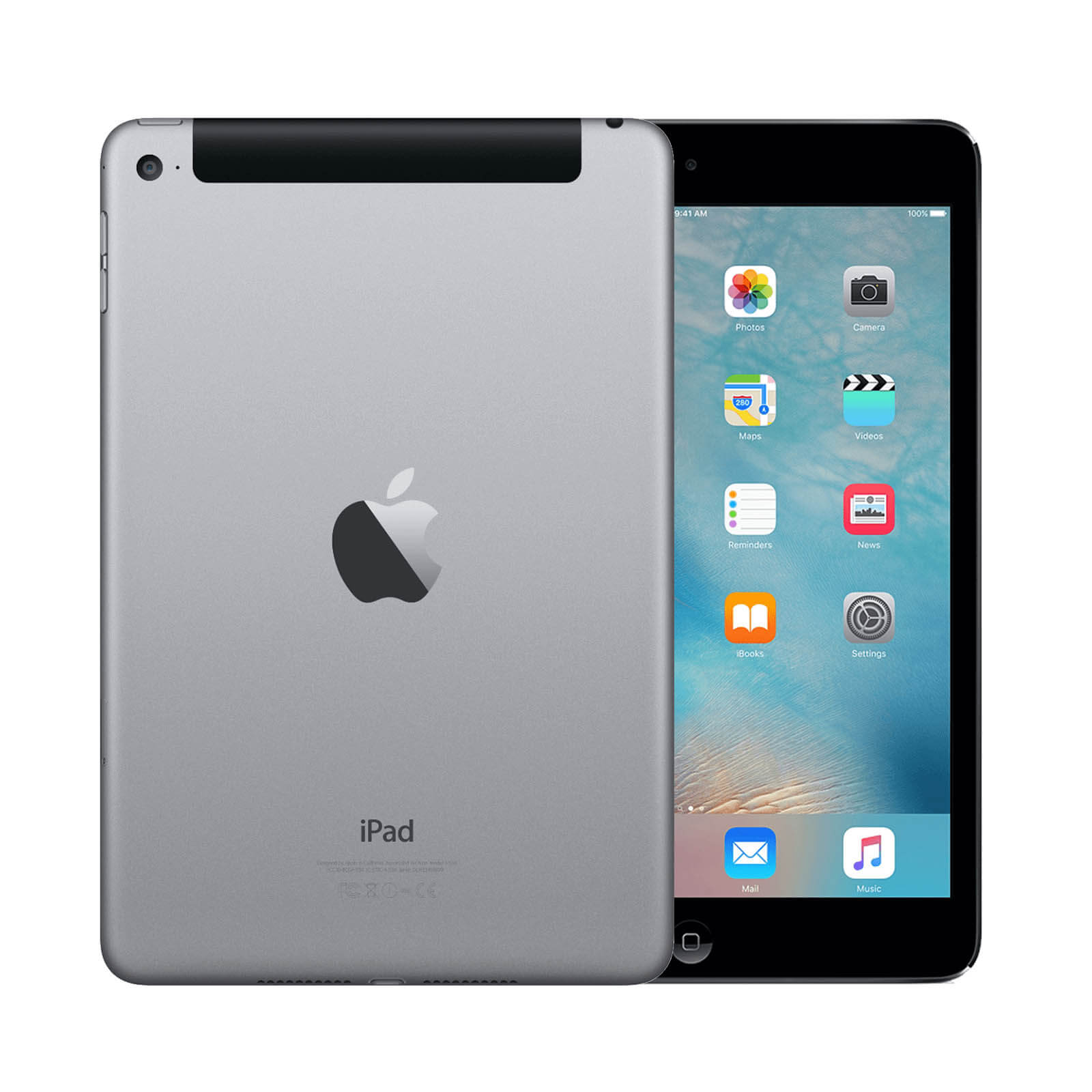 Apple iPad Mini 4 64GB GPS + Celular Desbloqueado Gris Espacial - Correcto