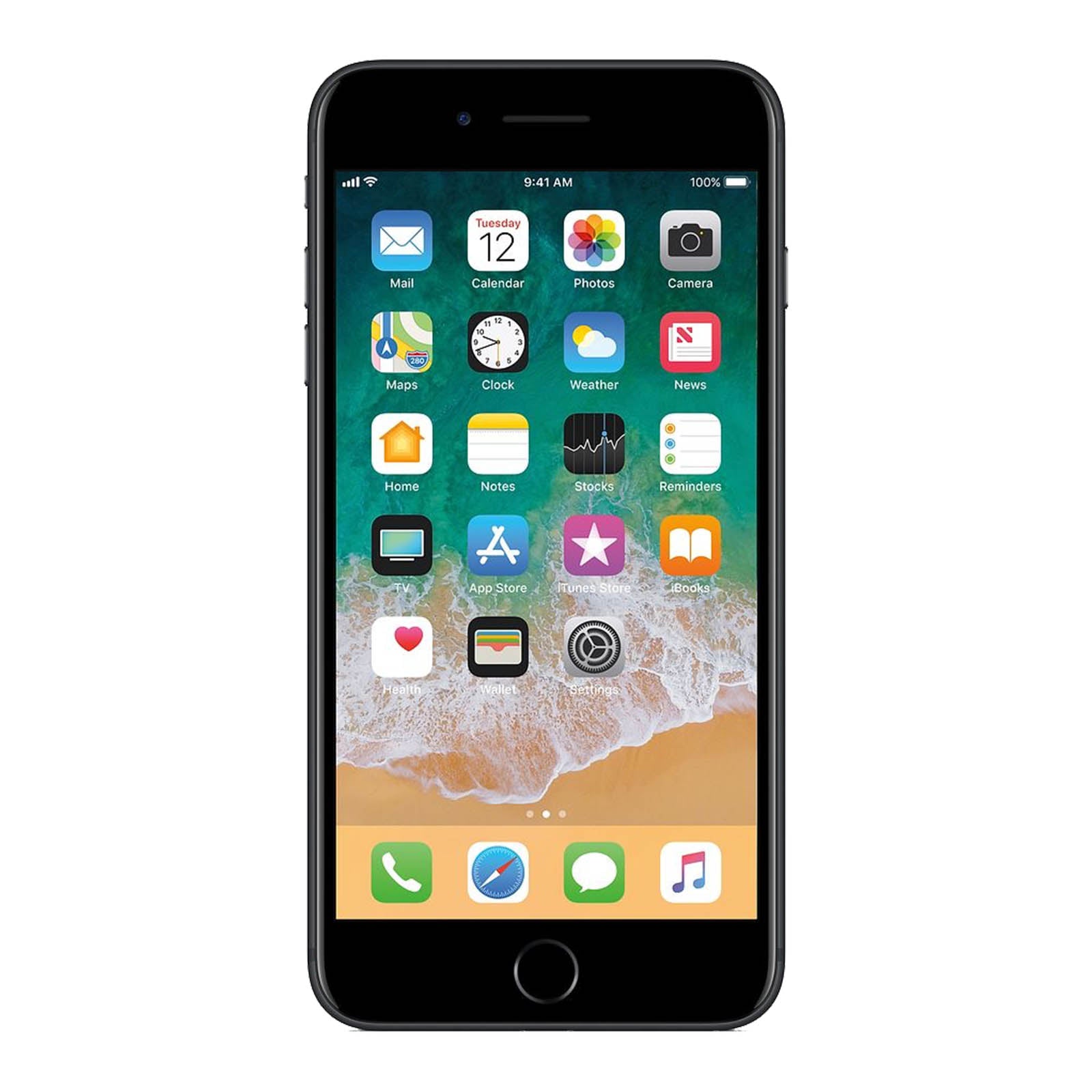 Apple iPhone 7 128GB Negro Correcto Desbloqueado - Batería Nueva