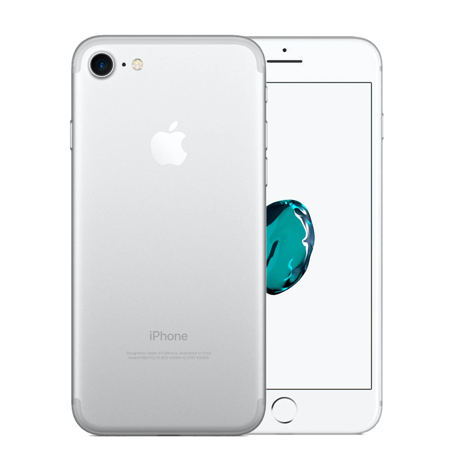 Apple iPhone 7 32GB Plata Bueno Desbloqueado-Batería Mejorada