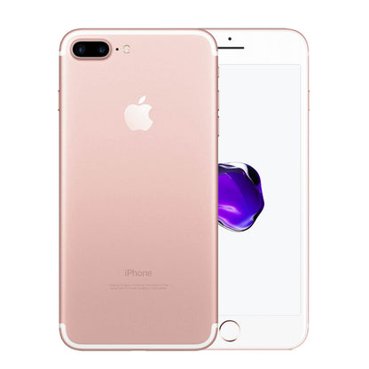Apple iPhone 7 Plus 128GB Oro Rosa Bueno Desbloqueado-Batería Mejorada