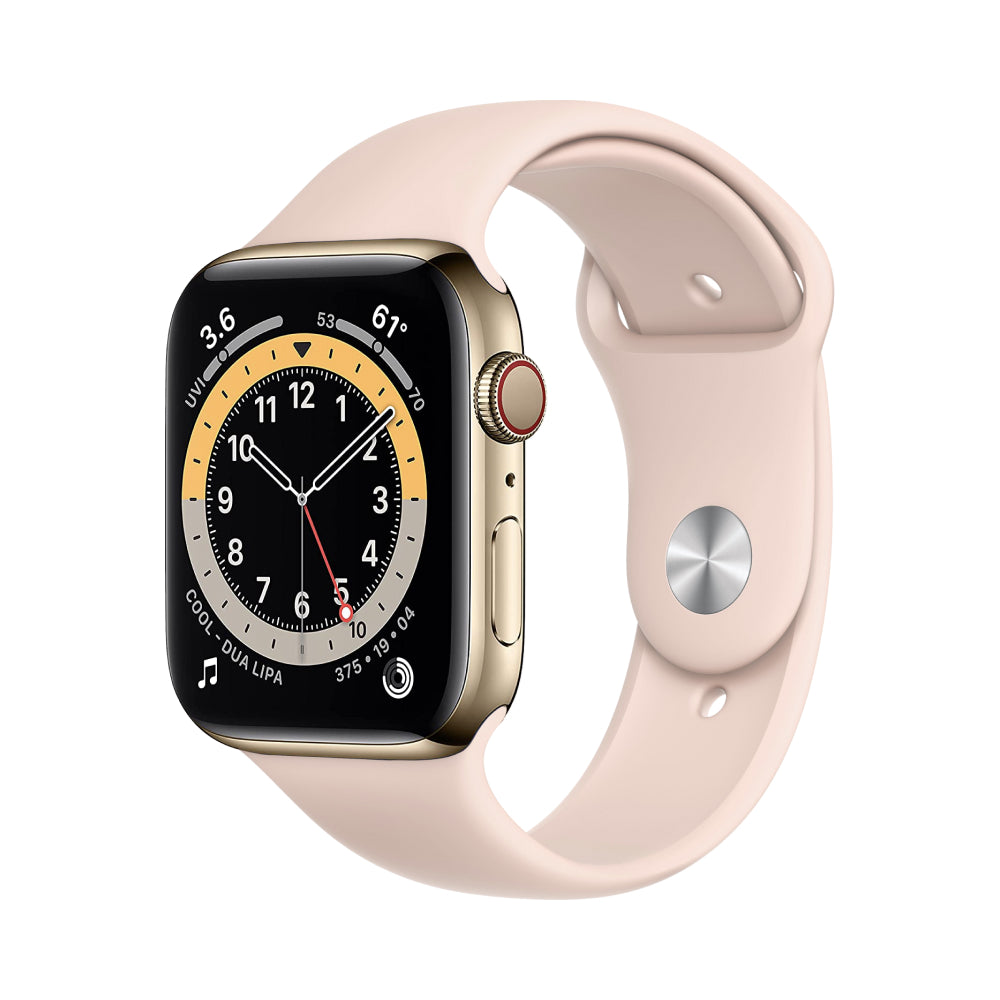 Apple Watch Series 6 Inoxidable 44mm Oro Bueno- Unlocked