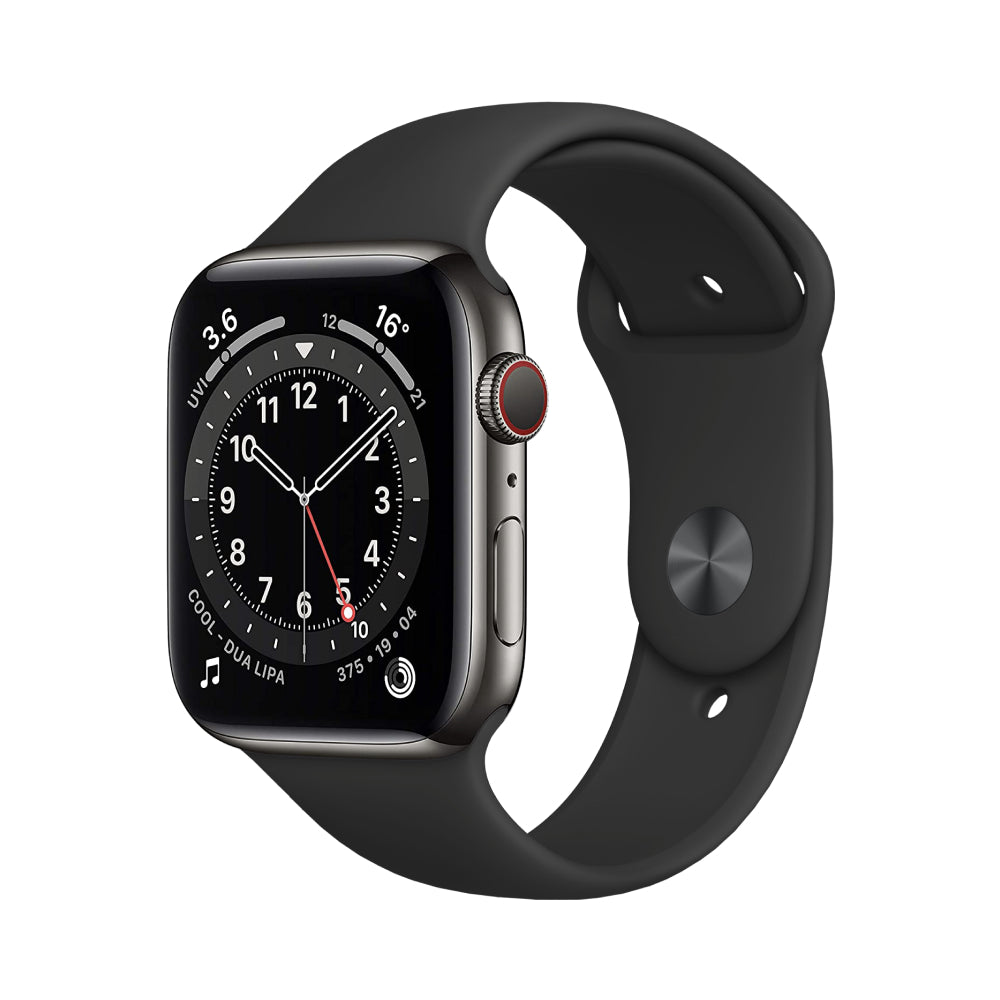 Apple Watch Series 6 Inoxidable 44mm Grafito Excelente- Unlocked