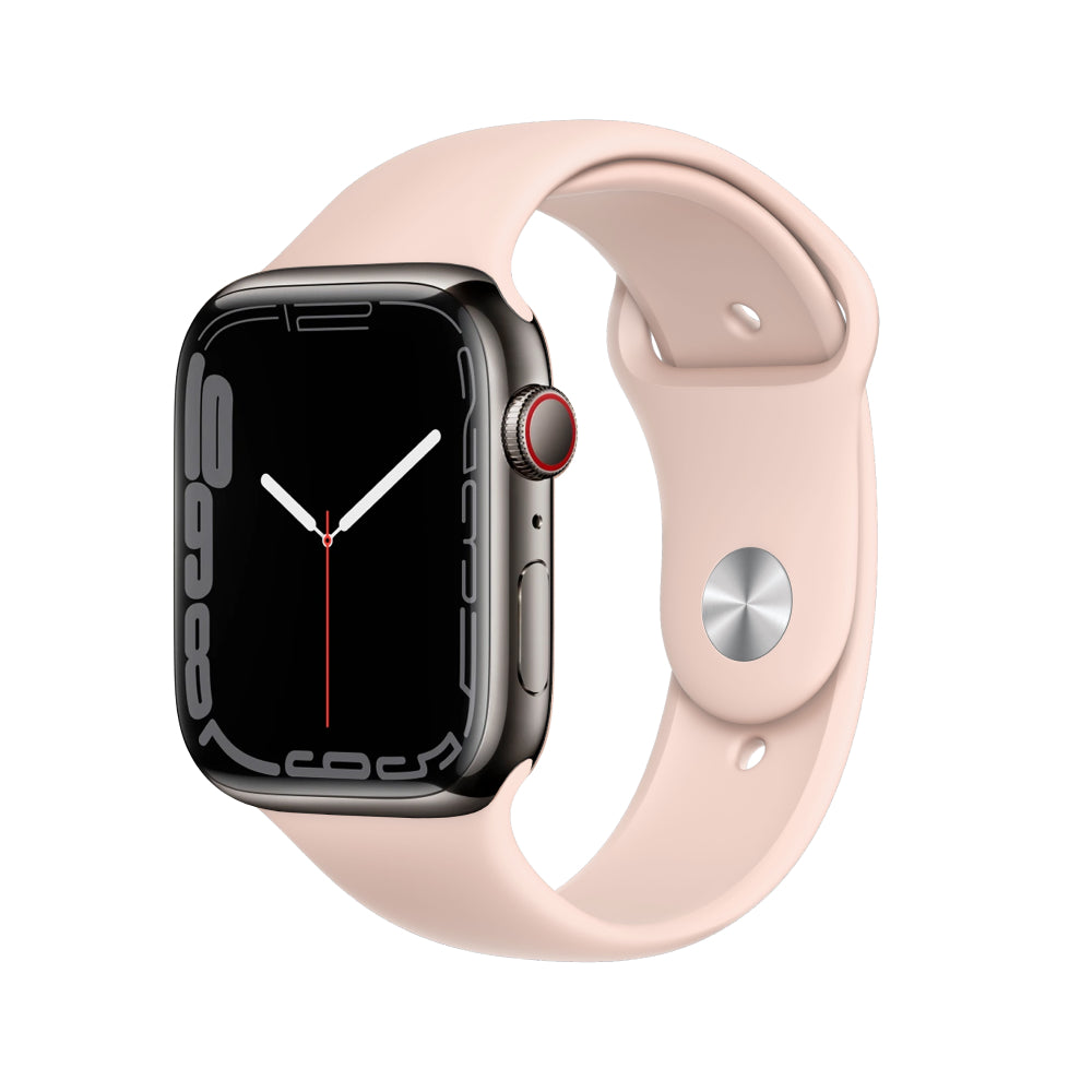 Apple Watch Series 7 Acero inoxidable 41 mm Celular Grafito Excelente