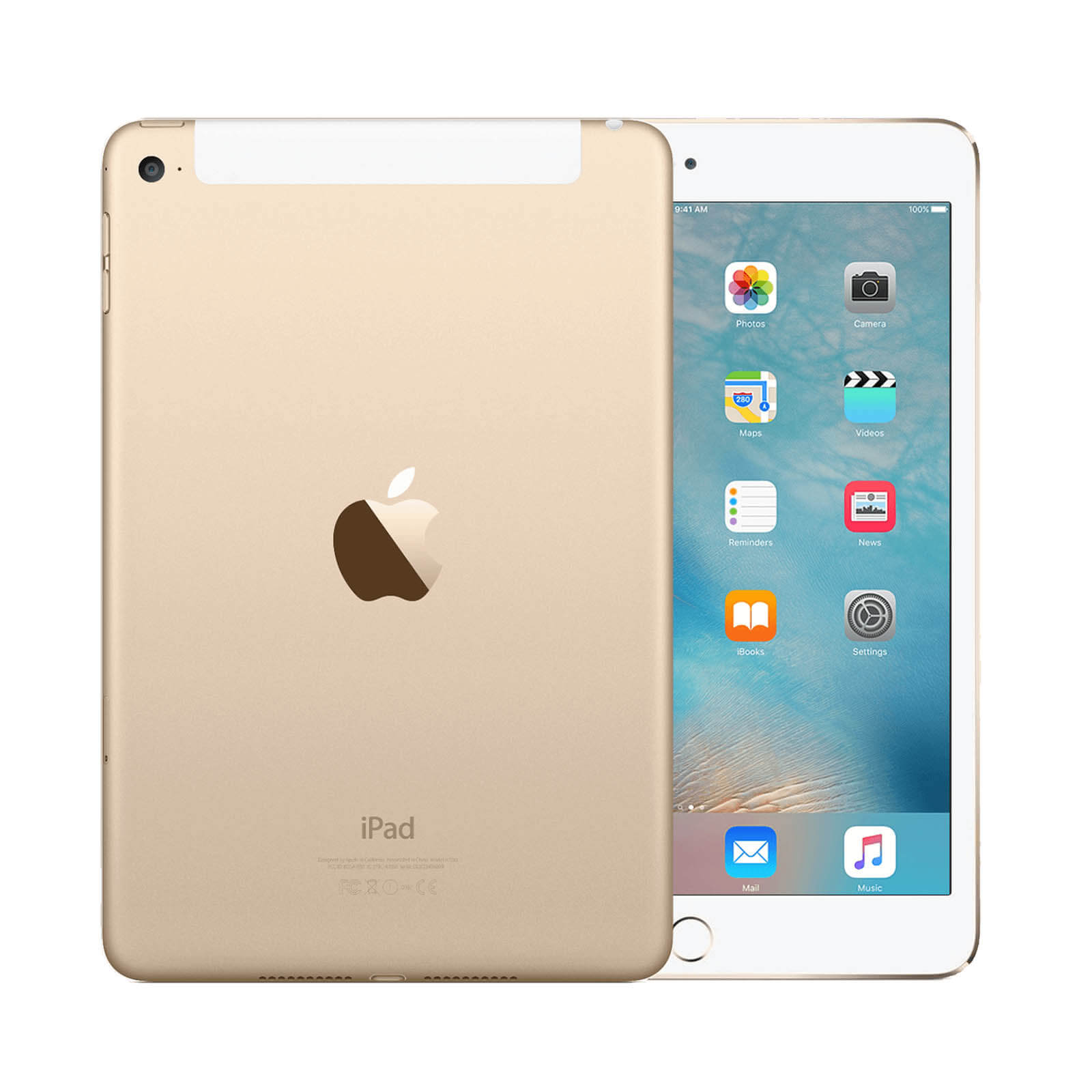 Apple iPad Mini 4 32GB Oro WiFi & Celular - Bueno