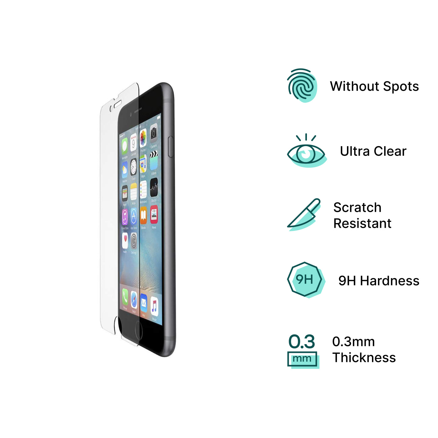 Tempered Glass - 0.3mm - Apple iPhone 8 Plus