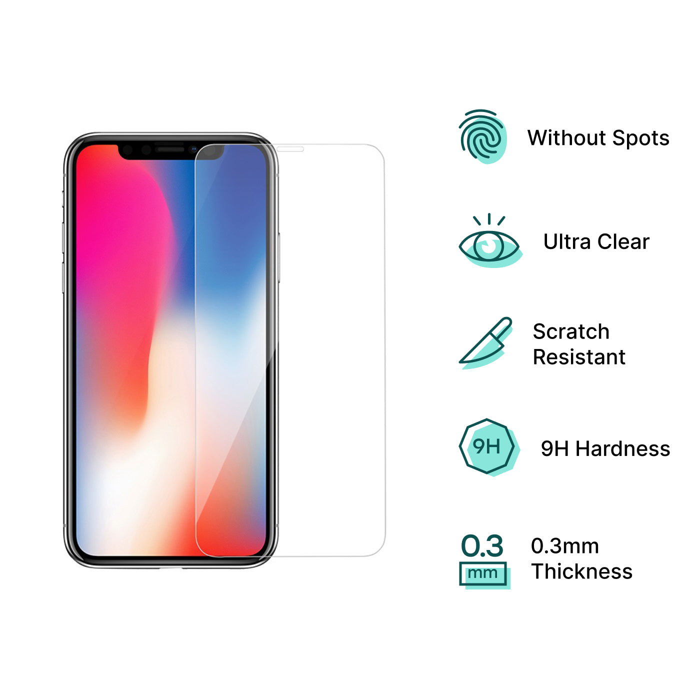 Tempered Glass - 0.3mm - Apple iPhone XS