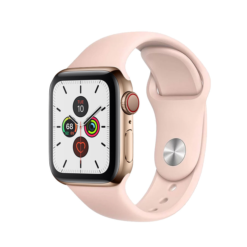 Apple Watch Series 5 Inoxidable 44mm Oro Bueno Desbloqueado