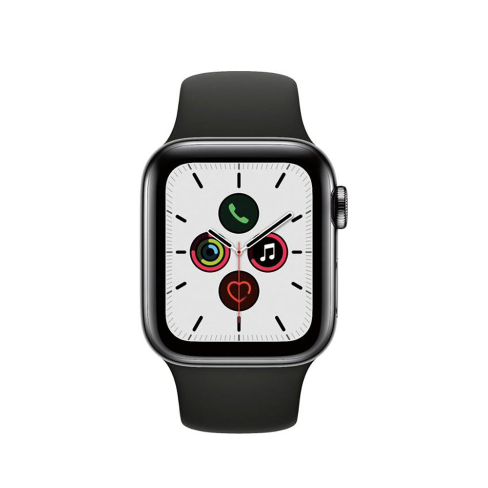 Apple Watch Series 5 Inoxidable 44mm Negro Bueno WiFi