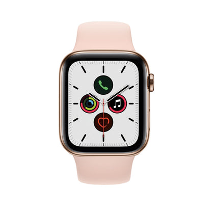 Apple Watch Series 5 Inoxidable 44mm Negro Bueno Desbloqueado