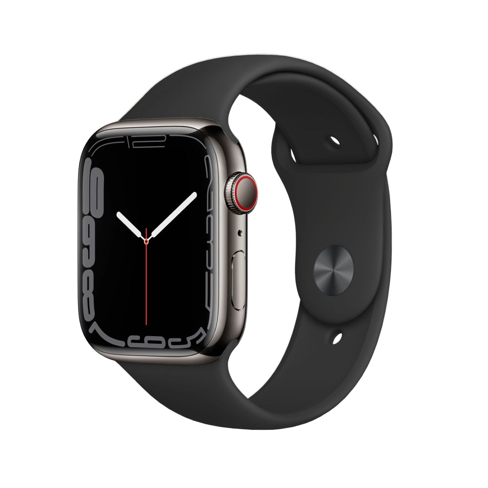 Apple Watch Series 7 Acero inoxidable 41 mm Celular Grafito Bueno
