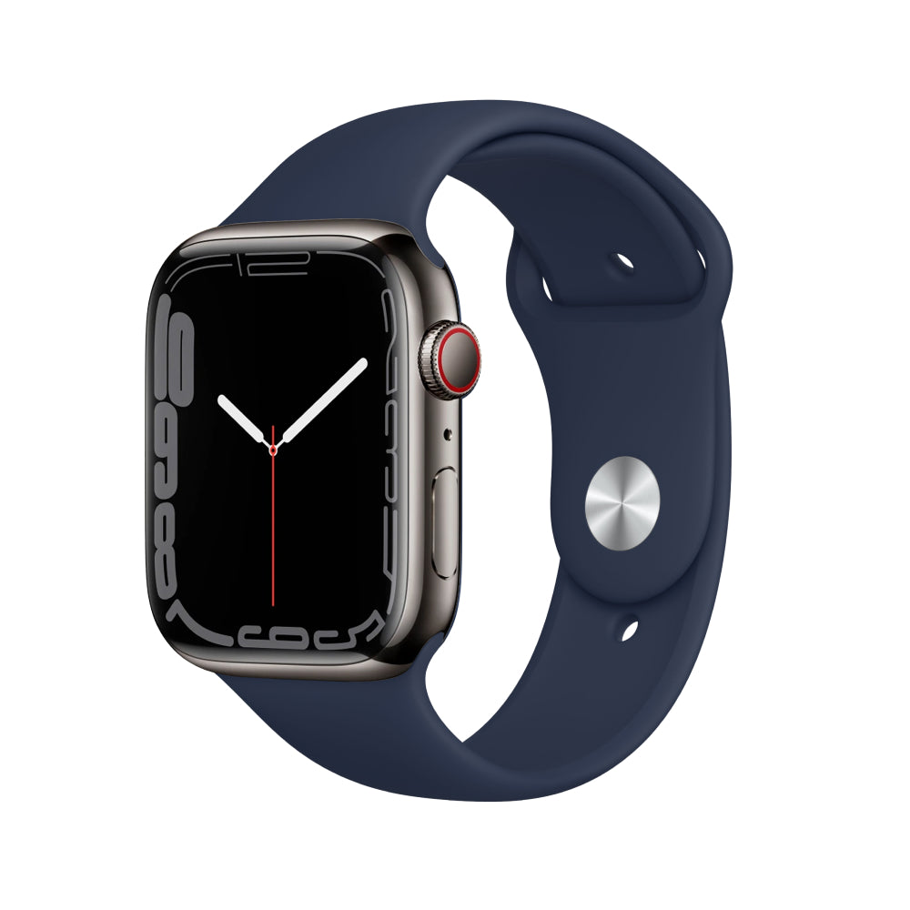 Apple Watch Series 7 Acero inoxidable 41 mm Celular Grafito Bueno